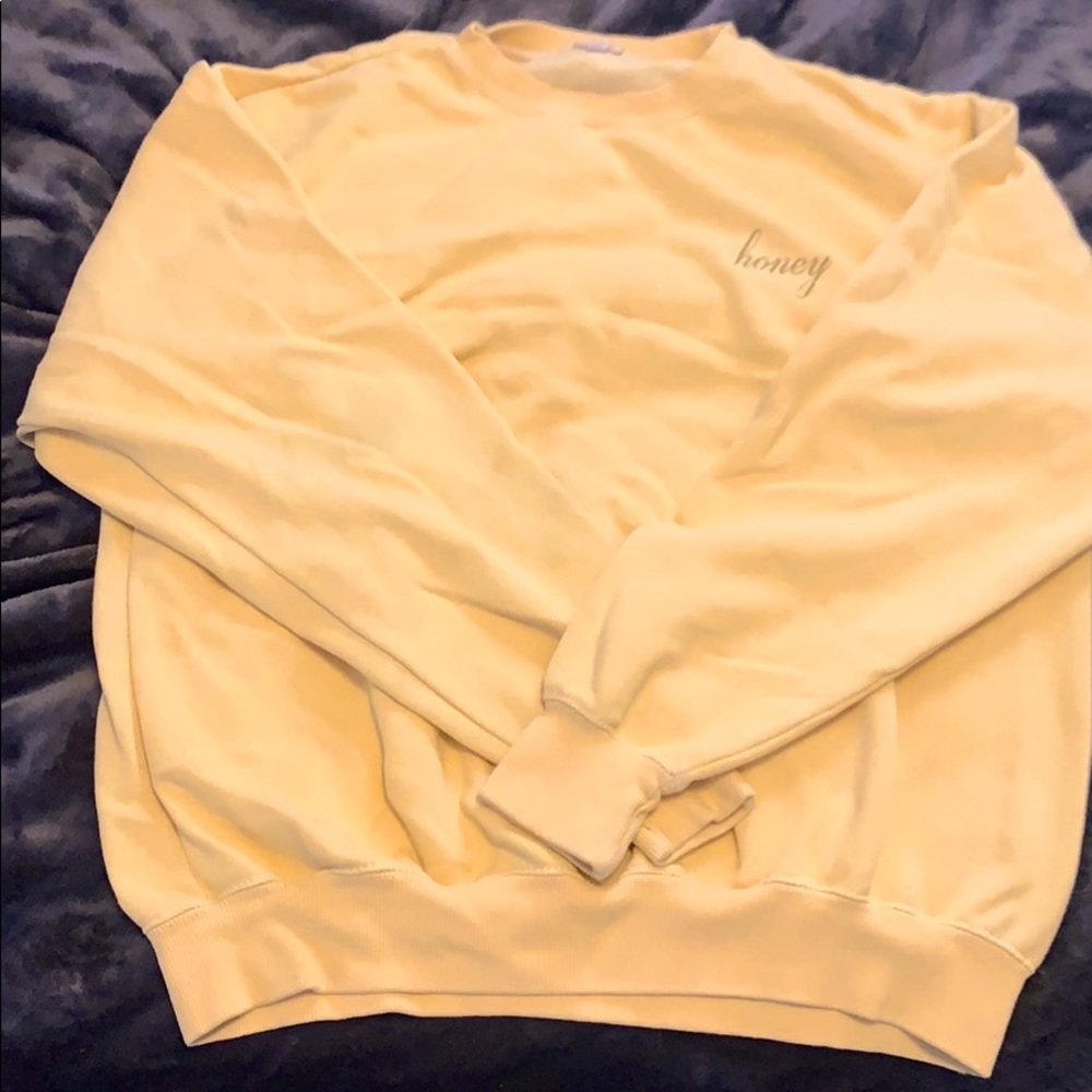 brandy melville honey crewneck